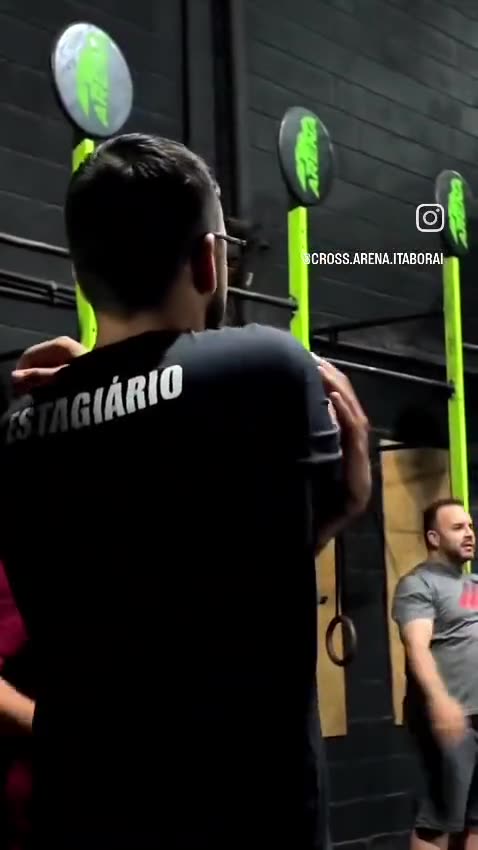 Cena real de treino na Arena